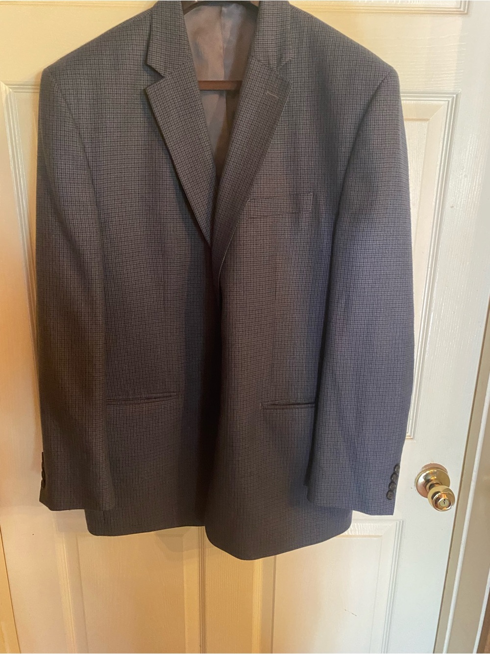 Ralph Lauren Slate Blue Windowpane Sport Coat